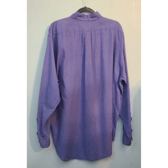 Ralph Lauren Mens XL Gingham Button Down Shirt Classic Fit Preppy Office Pony - Picture 2 of 11